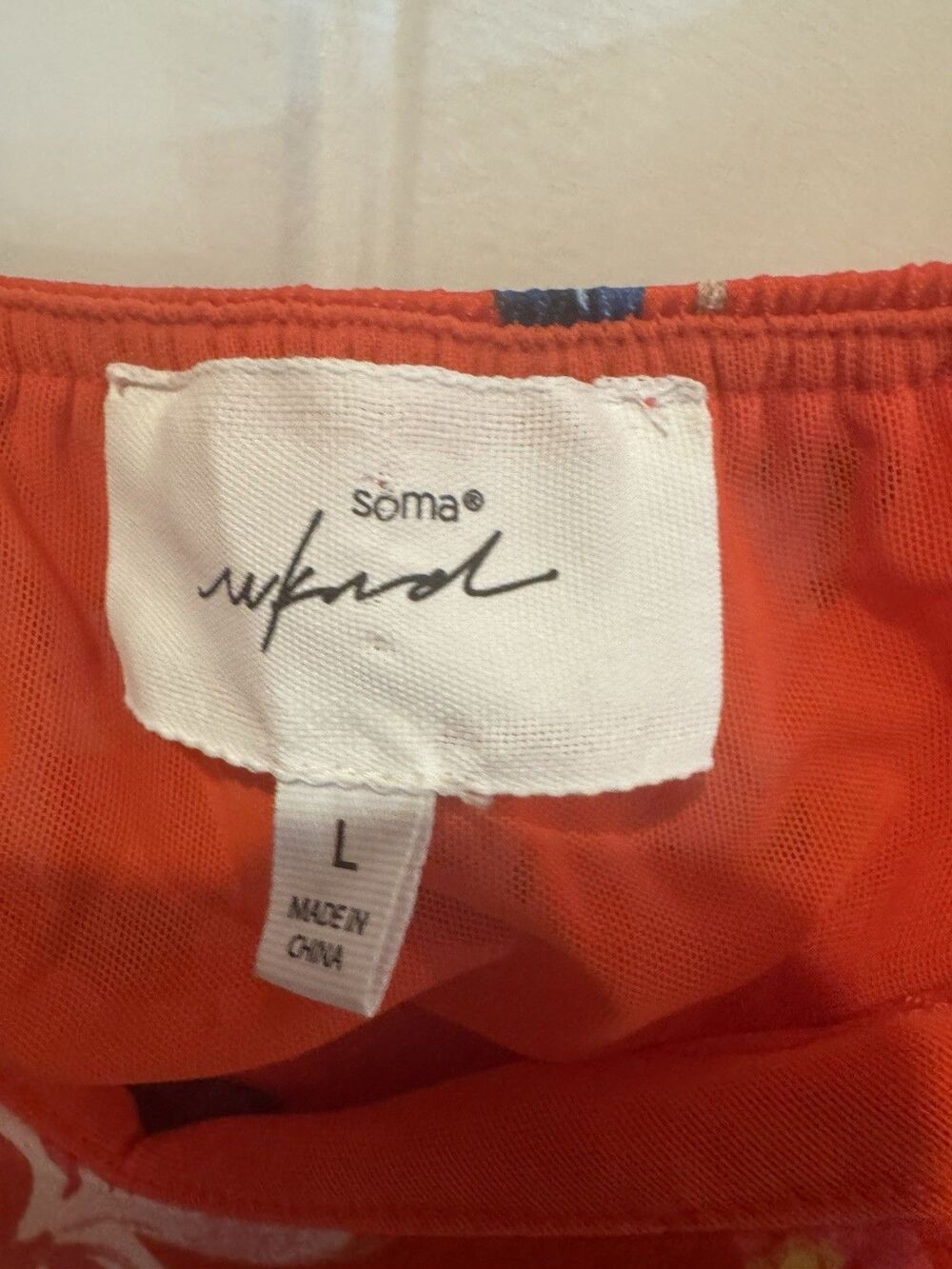 Soma Women's Bra Maxi Dress Blue size L - Picture 9 of 13